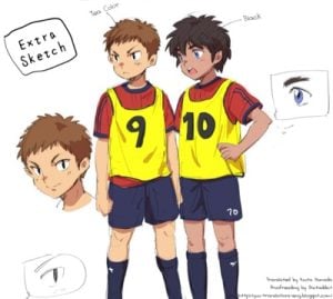 เตะบอลกัน [kedamono (Tori Harami)] Saikin Jii o Oboeta Soccer Shonen no Manga