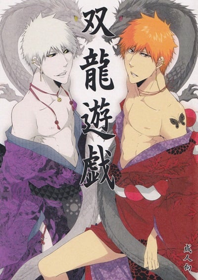 การเล่นของมังกรแฝด (Bleach Spark) [Gyoukou (Rioka Masaki)] Souryuu Yuugi – Play of the Twin Dragons (Bleach)