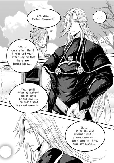 คุณพ่อและปีศาจ [Hai Manga] The Priest and the Devil