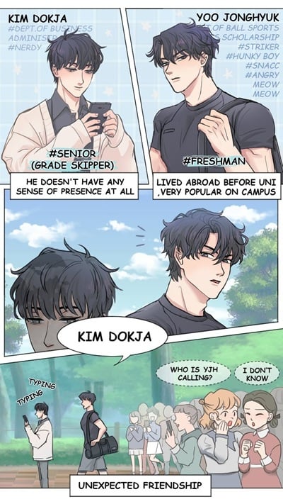รั้วมหาลัยยูจุงฮยอกxคิมดกจา University AU What if